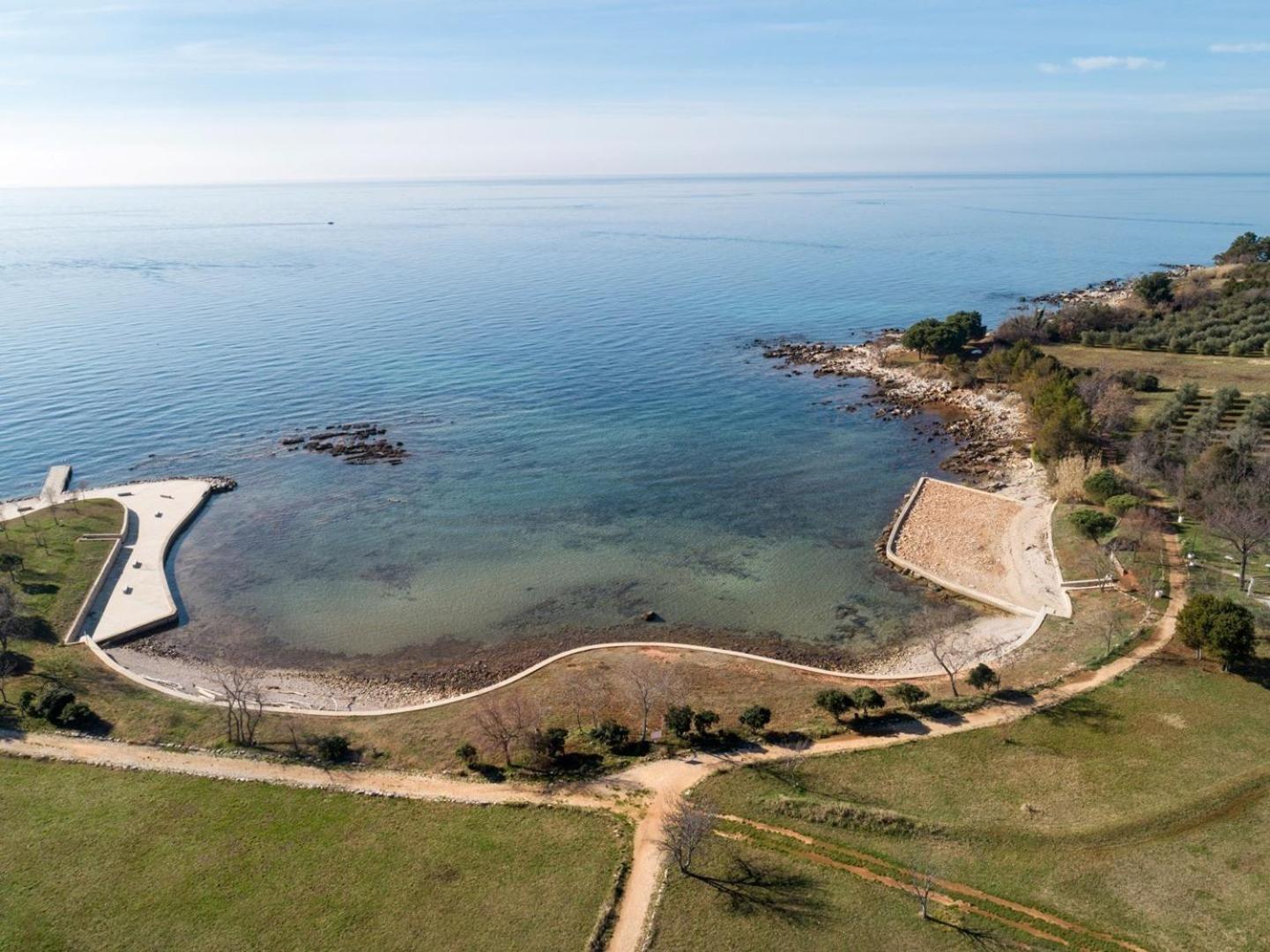 Apartments Zambratija With Sea View Exteriör bild