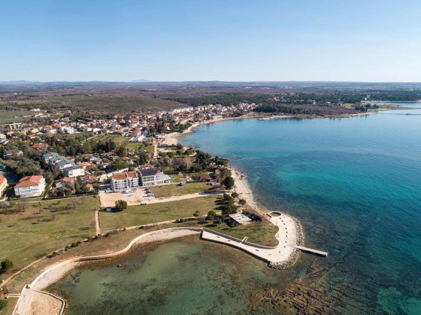 Apartments Zambratija With Sea View Exteriör bild